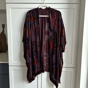 Florence Burnout Velvet Kimono